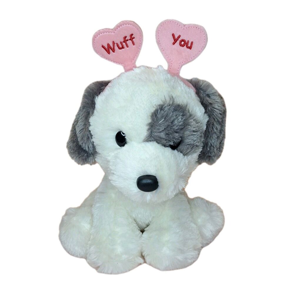 Aurora "Wuff You Terrier" Plush Toy Cute Dog Love Gift Idea